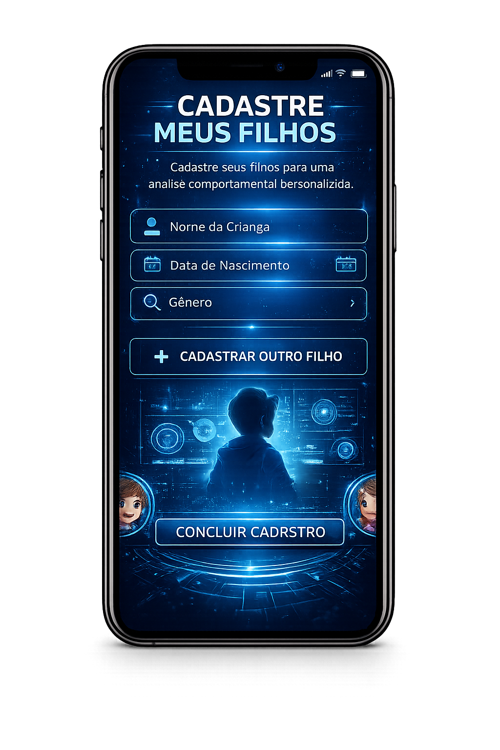 Cadastro de Filhos